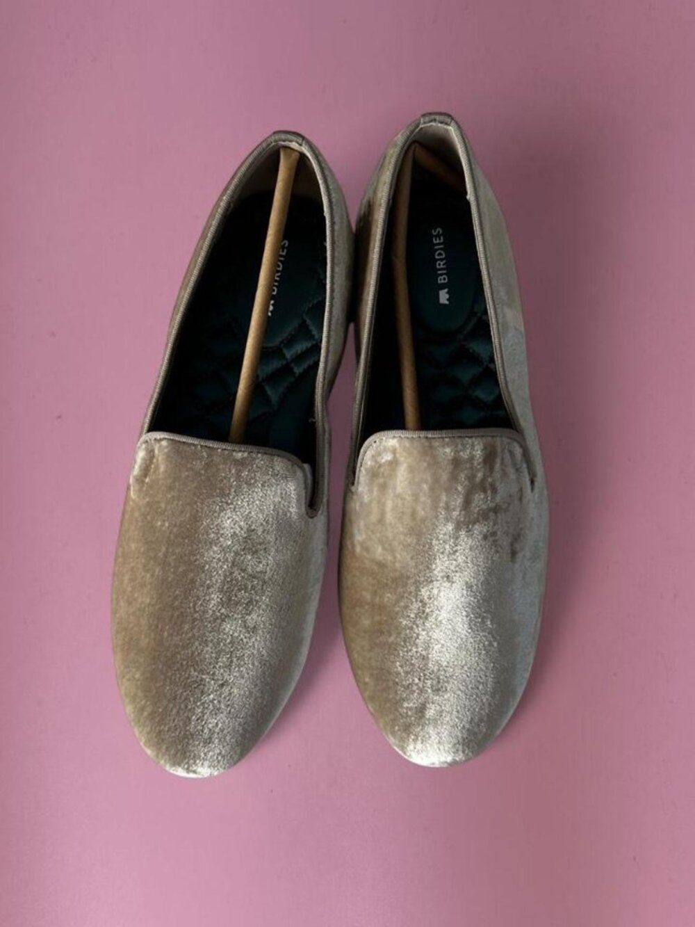 Doe Velvet Birdies The Starling loafers